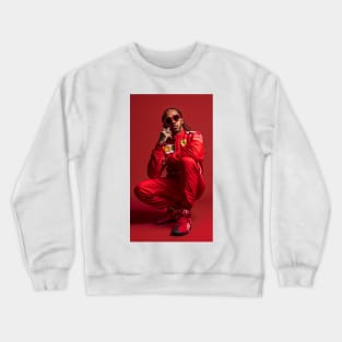 Lewis Hamilton @ Ferrari T-Shirt Crewneck Sweatshirt